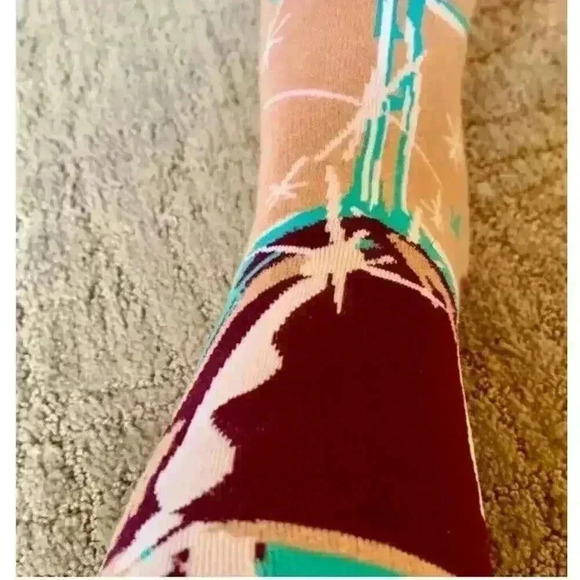 NEW This Wine is Making Me Awesome LOL Funny Pair of Socks Primitives by Kathy - Picture 5 of 6